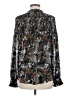 WAYF 100% Polyester Paisley Black Long Sleeve Blouse Size M - photo 2