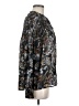 WAYF 100% Polyester Paisley Black Long Sleeve Blouse Size M - photo 4
