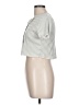Primark Stripes Ivory Short Sleeve Blouse Size L - photo 5