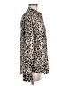 C. Wonder 100% Silk Animal Print Ivory Long Sleeve Silk Top Size M - photo 4