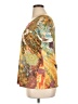 Appropriate Behavior 100% Polyester Paisley Gold Short Sleeve T-Shirt Size XL - photo 5
