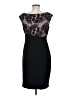 Connected Apparel 100% Polyester Black Cocktail Dress Size 8 (petite) - photo 2
