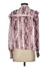 Aqua Pink Long Sleeve Blouse Size XS - photo 2