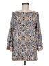 Weekend Suzanne Betro 100% Polyester Blue 3/4 Sleeve Blouse Size M - photo 1