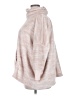 Hue 100% Polyester Marled Solid Pink Poncho Size XXL - photo 5