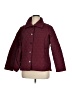 Lands' End 100% Polyester Burgundy Coat Size 14-16 - photo 1