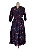 BLOOMCHIC 100% Polyester Hearts Blue Casual Dress Size 14 - photo 1