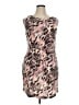 Gap 100% Polyester Animal Print Pink Cocktail Dress Size 14 - photo 1