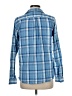 Spring & Mercer 100% Cotton Plaid Blue Long Sleeve Button-Down Shirt Size M - photo 2