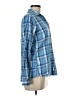 Spring & Mercer 100% Cotton Plaid Blue Long Sleeve Button-Down Shirt Size M - photo 4