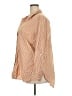 Cato 100% Cotton Stripes Orange Long Sleeve Button-Down Shirt Size 22 - photo 5
