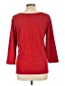 By Design Red 3/4 Sleeve Top Size L - photo 2