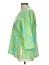 Cato 100% Cotton Green 3/4 Sleeve Blouse Size L - photo 5