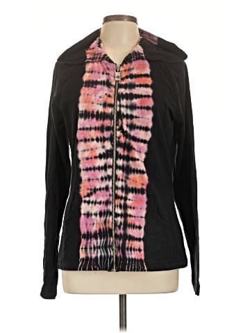 Pink Lotus Zip Up Hoodie (view 1)