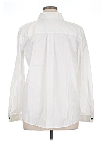 Lafayette 148 New York Long Sleeve Button-Down Shirt (view 2)