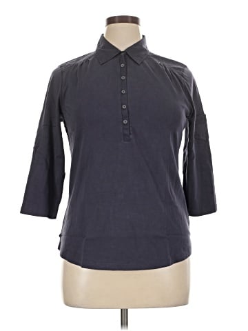 Eddie Bauer 3/4 Sleeve Button-Down Shirt (view 1)