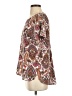 DR2 100% Polyester Paisley Brown Short Sleeve Blouse Size S - photo 5