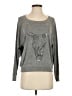 Haute Hippie Graphic Gray Pullover Sweater Size XS - photo 1