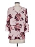 DR2 100% Polyester Pink 3/4 Sleeve Blouse Size S - photo 2