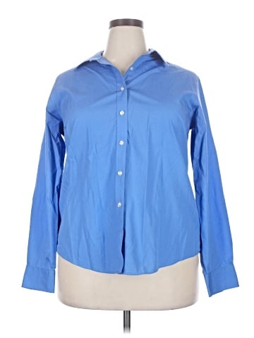 Lands' End Long Sleeve Button-Down Shirt (view 1)