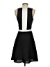 Nell 100% Polyester Color Block Black Cocktail Dress Size 4 - photo 2