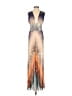Marciano 100% Polyester Animal Print Tan Cocktail Dress Size 0 - photo 1