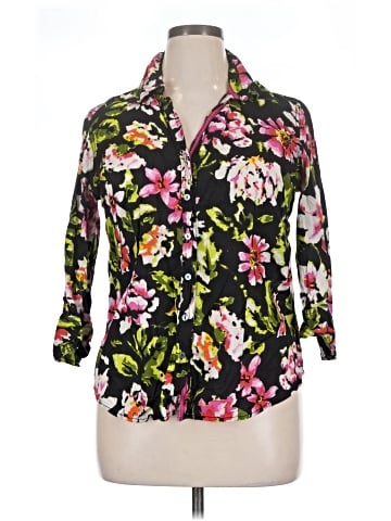 Cino 3/4 Sleeve Button-Down Shirt (view 1)