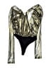 BCBGeneration Gold Bodysuit Size S - photo 1