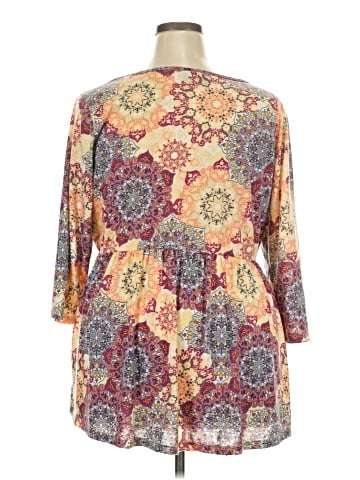 KRISTIN NICOLE 3/4 Sleeve Blouse (view 2)