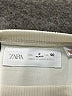 Zara Ivory Long Sleeve T-Shirt Size 2 - photo 3