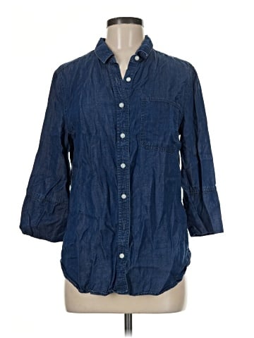 Coolibar 3/4 Sleeve Button-Down Shirt (view 1)
