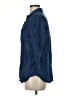 Coolibar 100% Lyocell Blue 3/4 Sleeve Button-Down Shirt Size M - photo 5