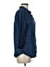 Coolibar 100% Lyocell Blue 3/4 Sleeve Button-Down Shirt Size M - photo 4
