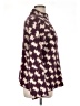 Ann Taylor Houndstooth Burgundy Turtleneck Sweater Size XL - photo 4