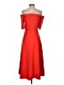 Tibi 100% Polyester Red Cocktail Dress Size 2 - photo 2