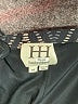 Haute Hippie 100% Silk Argyle Black Silk Pants Size M - photo 4