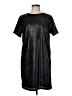 Gap Metallic Black Purple Cocktail Dress Size 8 - photo 1