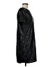 Gap Metallic Black Purple Cocktail Dress Size 8 - photo 4
