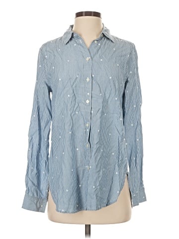 Ann Taylor LOFT Long Sleeve Button-Down Shirt (view 1)