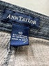 Ann Taylor Chevron-herringbone Blue Jeans Size 10 - photo 7