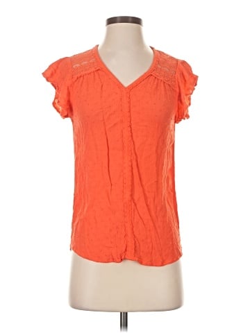 John Paul Richard Short Sleeve Blouse (view 1)