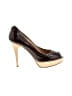 Stuart Weitzman Animal Print Brown Heels Size 6 1/2 - photo 1