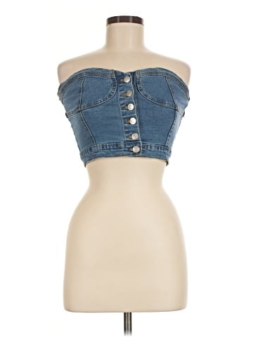 Refuge Sleeveless Button-Down Shirt (view 1)