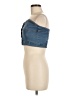 Refuge Blue Sleeveless Button-Down Shirt Size M - photo 5