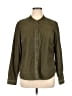 Boden 100% Cotton Green Long Sleeve Blouse Size 14 - photo 1
