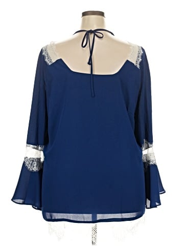 NY Collection 3/4 Sleeve Blouse (view 2)