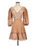Express 100% Cotton Tan Cocktail Dress Size S - photo 1