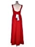 B2 by Jasmine 100% Polyester Solid Red Cocktail Dress Size 16 - photo 2