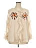Cato 100% Polyester Ivory 3/4 Sleeve Blouse Size 22 - photo 1