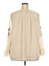 Cato 100% Polyester Ivory 3/4 Sleeve Blouse Size 22 - photo 2